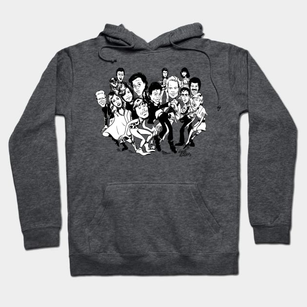 80's Pop (Cartoon) Hoodie by Gwiz